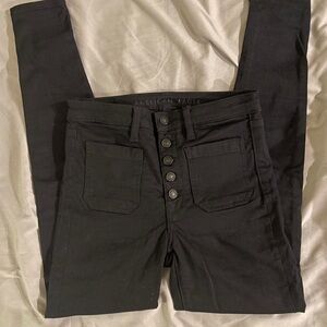 American Eagle Black Stretch Jeans